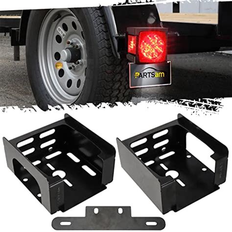 heavy duty metal mounting brackets for trailer lights|rear truck light mounting boxes.